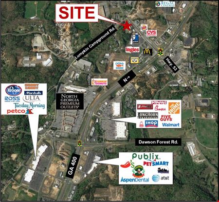 A look at Dawson County, Georgia commercial space in Dawsonville