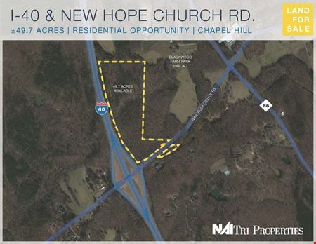 A look at I-40 & New Hope Church Road  commercial space in Chapel Hill