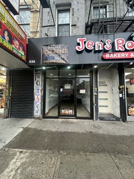 A look at 700 SF | 838 Flatbush Ave | White Box Retail Space for Lease Retail space for Rent in Brooklyn