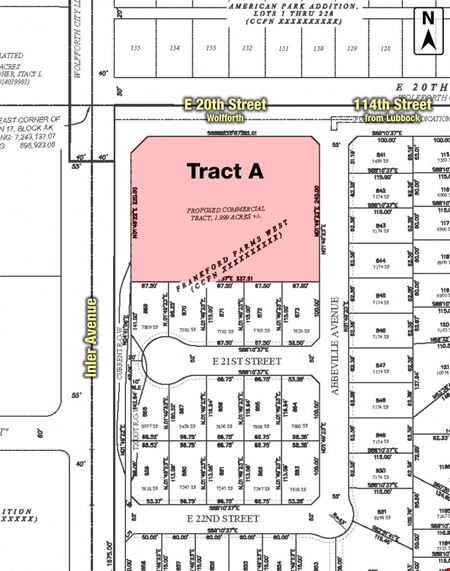 A look at HARVEST SUBDIVISION COMMERCIAL LAND commercial space in Wolfforth
