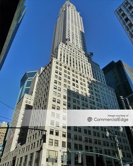 A look at The Chrysler Building Office space for Rent in New York