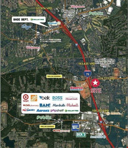 A look at Former Hardee's in Atlanta MSA Retail space for Rent in Mcdonough