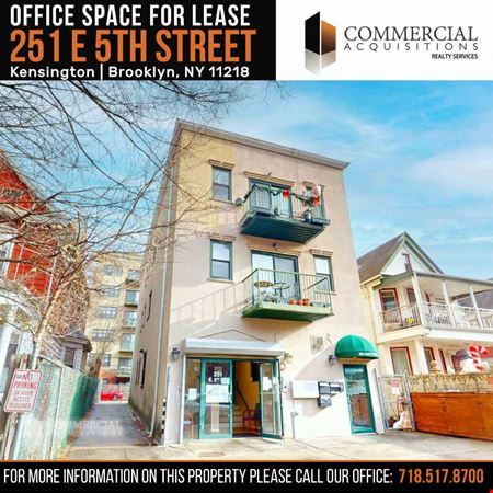 A look at 251 E 5th St 1st Floor Commercial space for Rent in Brooklyn
