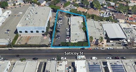 A look at For Lease in Van Nuys: 8,200 SF Industrial Building Industrial space for Rent in Los Angeles