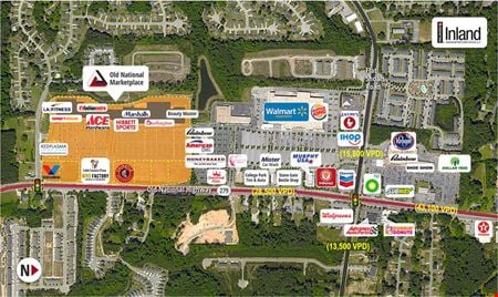 A look at Old National Marketplace Retail space for Rent in Atlanta