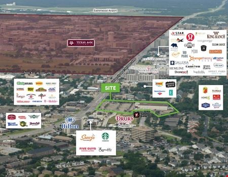 A look at University Park Retail space for Rent in College Station