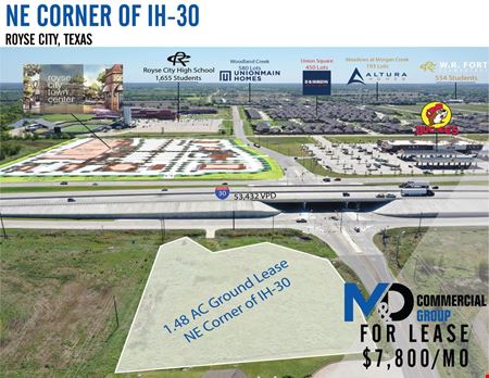 A look at 1.48 Acre Ground Lease on NE Corner of IH-30 commercial space in Royse City
