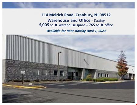 114-D Melrich Road - Cranbury