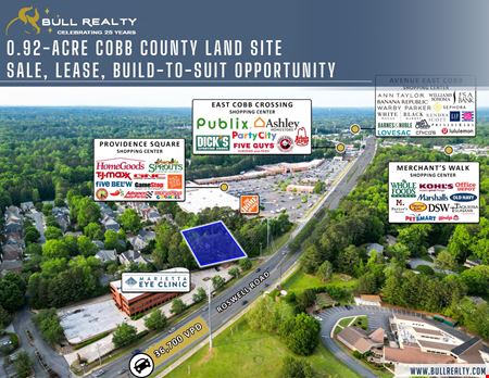 A look at Cobb County Land Site | Sale, Build-To-Suit or Lease | ±0.92 Acres commercial space in Marietta