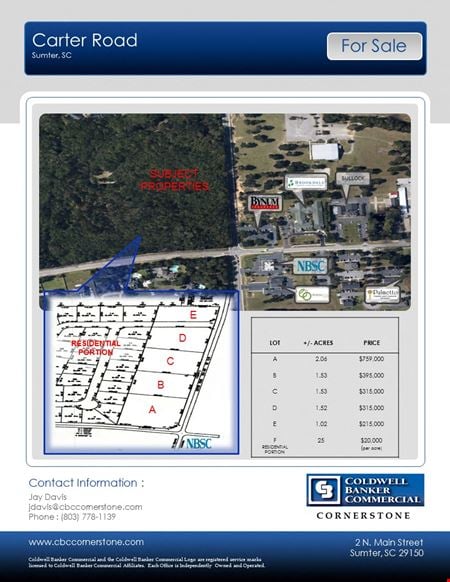 A look at Wilson Hall & Carter Road commercial space in Sumter