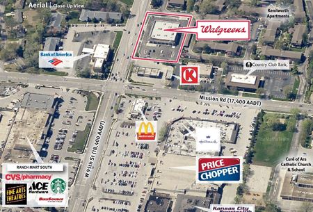 A look at Walgreens commercial space in Prairie Villiage (Kansas City MSA