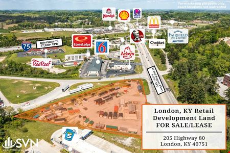 A look at London, KY Retail Development Land For Sale or Lease commercial space in London
