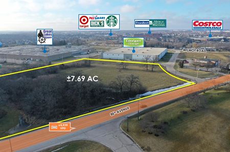 A look at $1 Auction – 7.69 AC Parcel commercial space in Pleasant Prairie