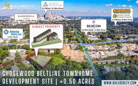 A look at Chosewood BeltLine Townhome Development Site | ±0.50 Acres commercial space in Atlanta