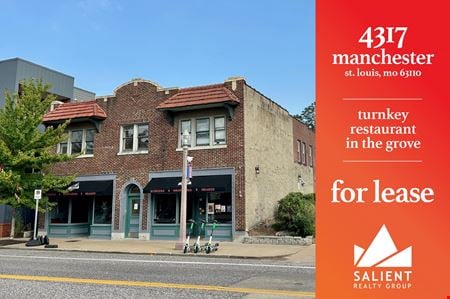 A look at 4317 Manchester Ave Retail space for Rent in St. Louis