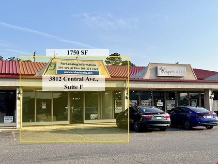 A look at HOT SPRINGS, AR, Boardwalk Village RETAIL, OFFICE, MEDICAL, 3812 Central Avenue, Suite F, 1750 Square Feet Retail space for Rent in Hot Springs