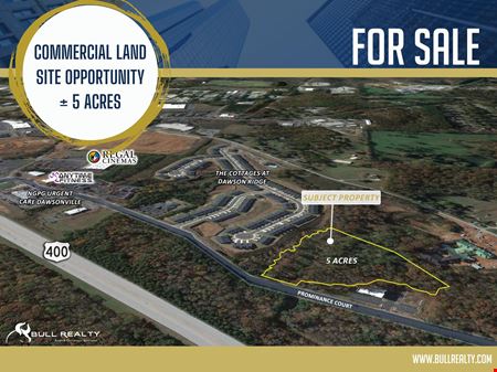 A look at Commercial Land Site Opportunity | ± 5 Acres commercial space in Dawsonville
