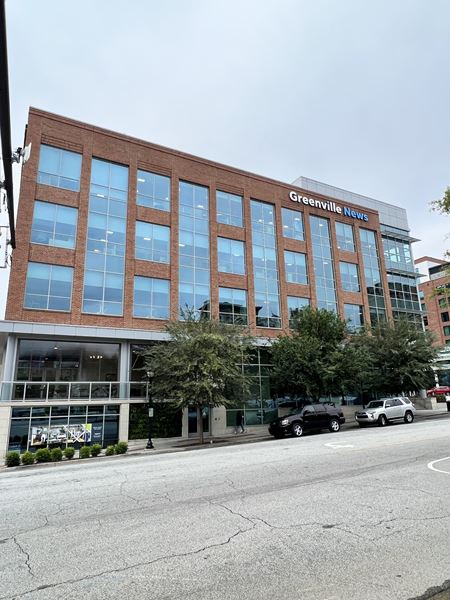 A look at Greenville News Tower Office space for Rent in Greenville