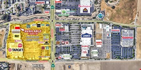 A look at Packwood Creek West Shopping Center commercial space in Visalia