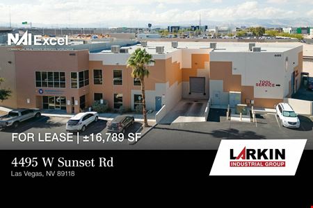 A look at 4495 W Sunset Rd commercial space in Las Vegas