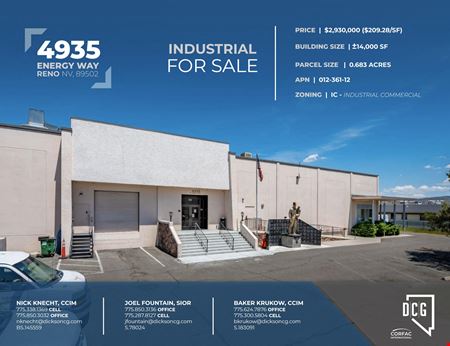 A look at 4935 Energy Way Commercial space for Sale in Reno