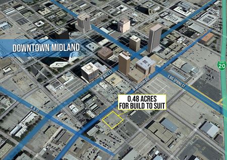 A look at Build to Suit on 0.48 Acres in Downtown Midland, TX! commercial space in Midland