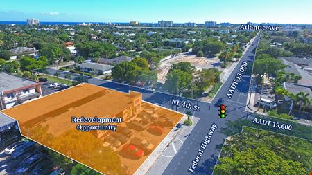 A look at Development Site 4 Blocks North of Atlantic Ave | Clean Phase II commercial space in Delray Beach