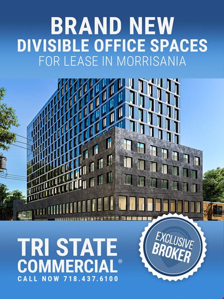 A look at 14,700 SF - 30,900 SF | 1010 Washington Ave | Brand New Divisible Office Spaces for Lease commercial space in Bronx