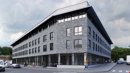 A look at New Development | 77-63 Vleigh Pl | Brand New Retail/Office + Parking for Lease Retail space for Rent in Queens