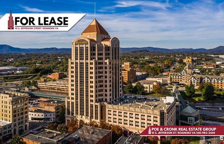 A look at Wells Fargo Tower Office space for Rent in Roanoke