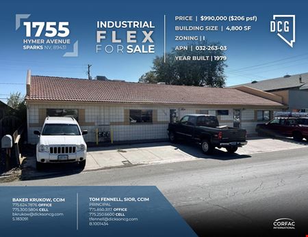 A look at 1755 Hymer Avenue commercial space in Sparks