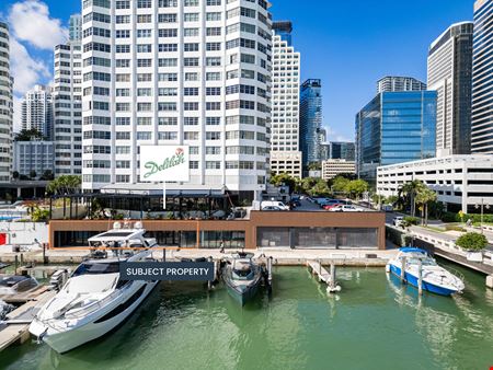 A look at Brickell Bay Boardwalk | Waterfront Retail commercial space in Miami