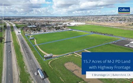 A look at 15.7 Acres of M-2PD Land with Highway Frontage commercial space in Bakersfield