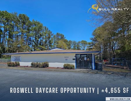 A look at Roswell Daycare Opportunity | ±4,655 SF commercial space in Roswell