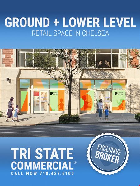 A look at 1,900 SF | 129 W 20th St | Ground + Lower Level Retail Space for Lease Retail space for Rent in New York
