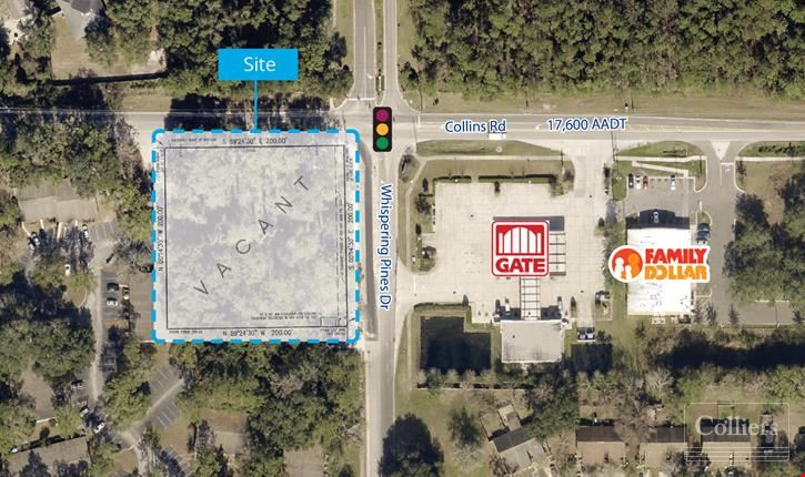 Retail Parcel at SWC Collins Rd & Whispering Pines Dr