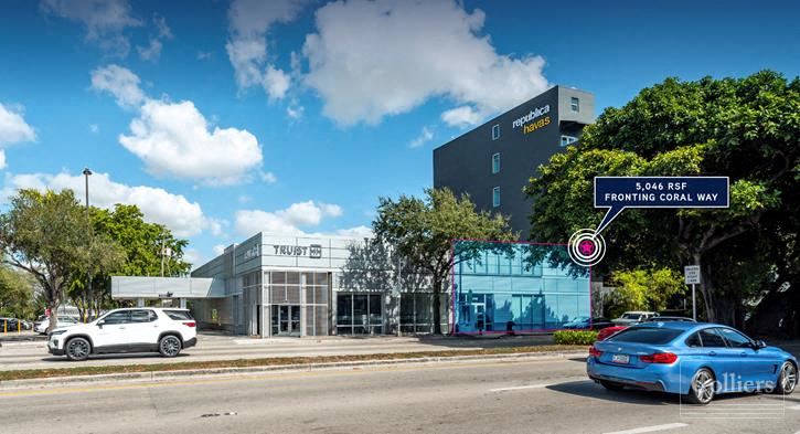 Corner Retail Space On Coral Way Available For Lease