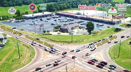 A look at 1415 Goodman Road West Retail space for Rent in Horn Lake