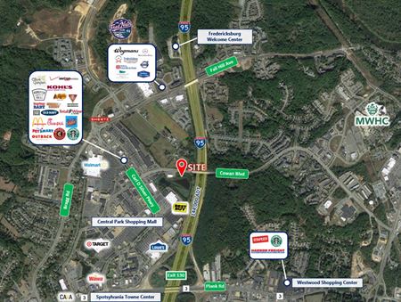 A look at 1.09 Acre Pad Site Central Park commercial space in Fredericksburg