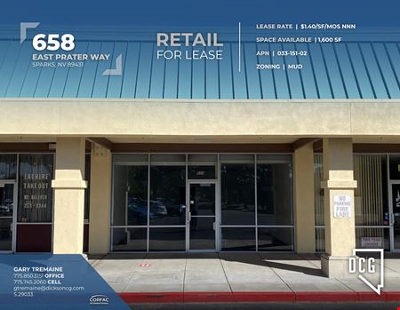 A look at 658 E Prater Way commercial space in Sparks