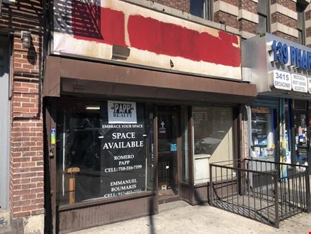 A look at 3411 Broadway Commercial space for Rent in New York