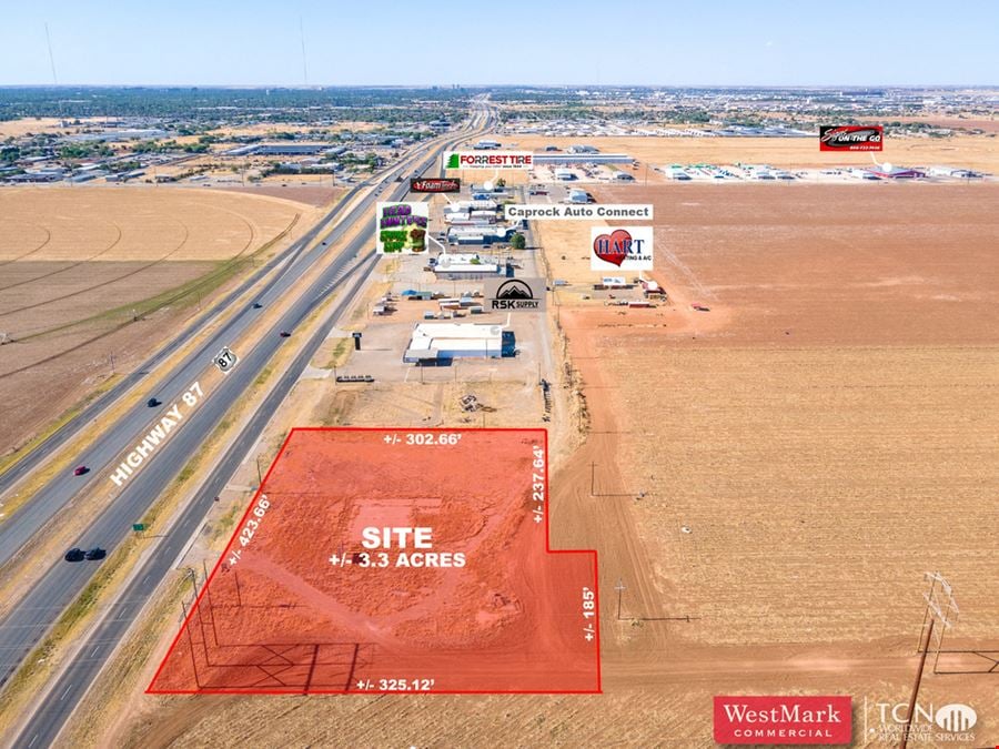 3.3 Acres of Development Land in South Lubbock