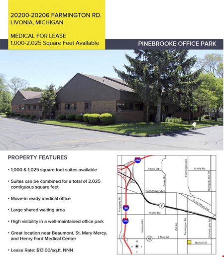 A look at 20206 Farmington Road Livonia MI 48152 Office space for Rent in Livonia