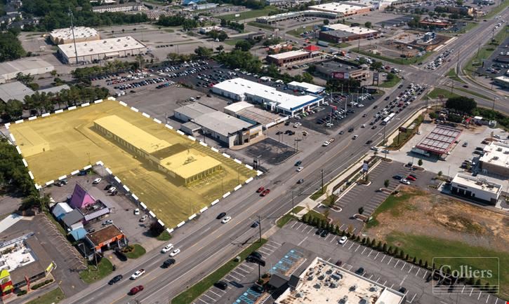 Former Auto Dealership: +/-31,097 SF Available for Lease, Ground Lease, or Build-To-Suit