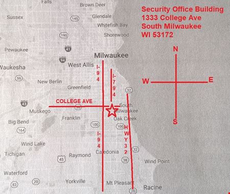 A look at Security Office Building Office space for Rent in South Milwaukee