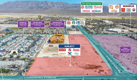 A look at NWC Centennial Pkwy. & N. 5th Street. commercial space in North Las Vegas