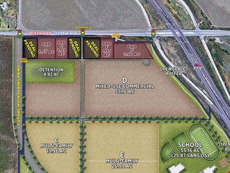 A look at 120th Avenue and Buckley Road - SEQ Commercial space for Rent in Commerce City
