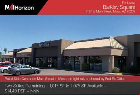 A look at Barkley Square Retail space for Rent in Mesa