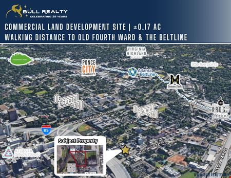 A look at Commercial Land Development Site | ±0.17 AC | Walking Distance to Old Fourth Ward & The BeltLine commercial space in Atlanta