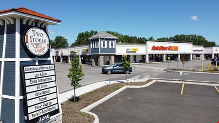 A look at Two Fronts Plaza at Chili & Paul Retail space for Rent in Rochester